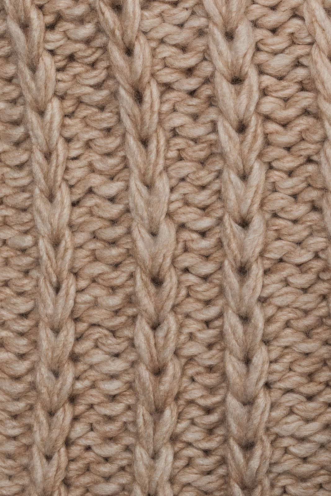 ROUND NECK FRONT TIE CHUNKY SWEATER VEST