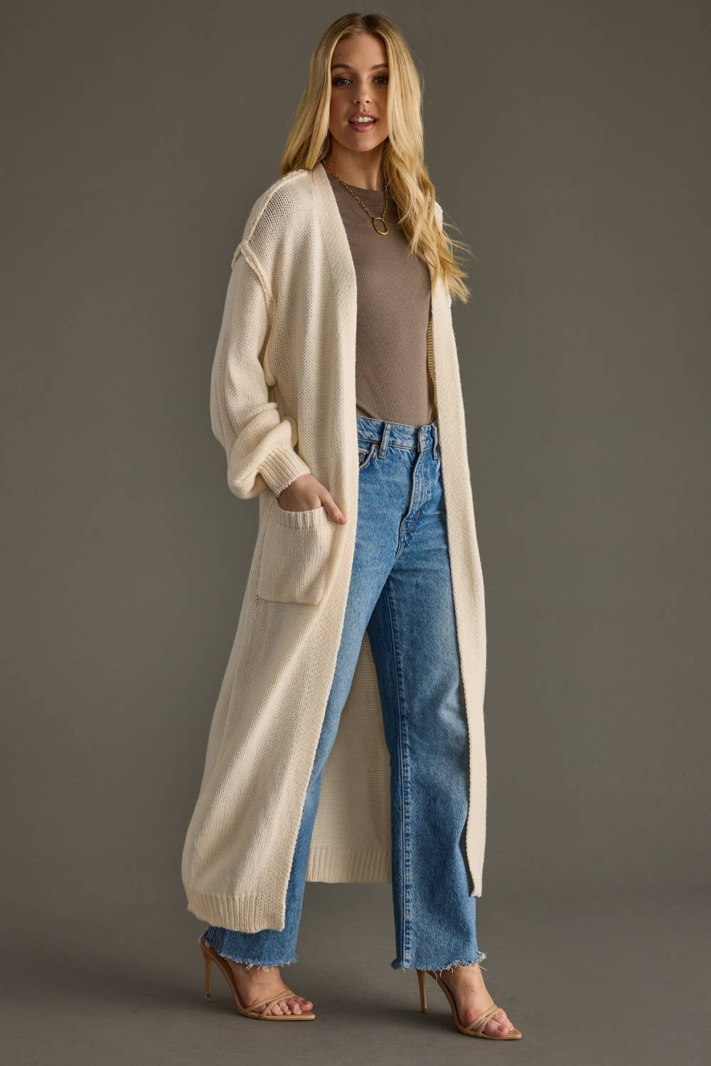 Ivory Duster Cardigan