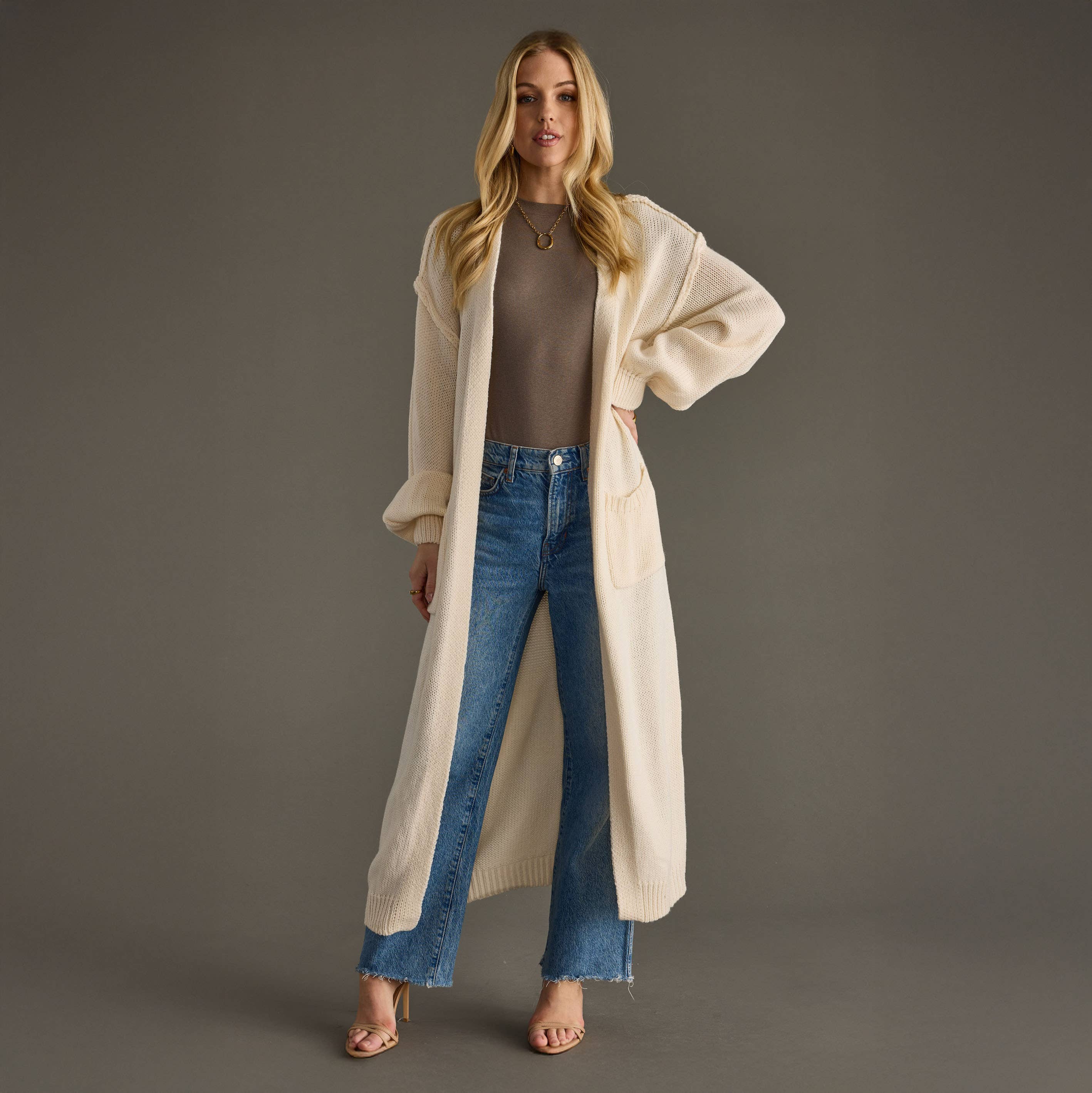 Ivory Duster Cardigan
