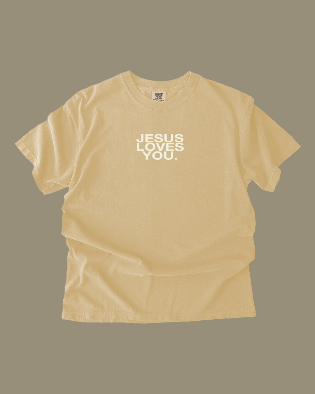 Jesus loves you tee