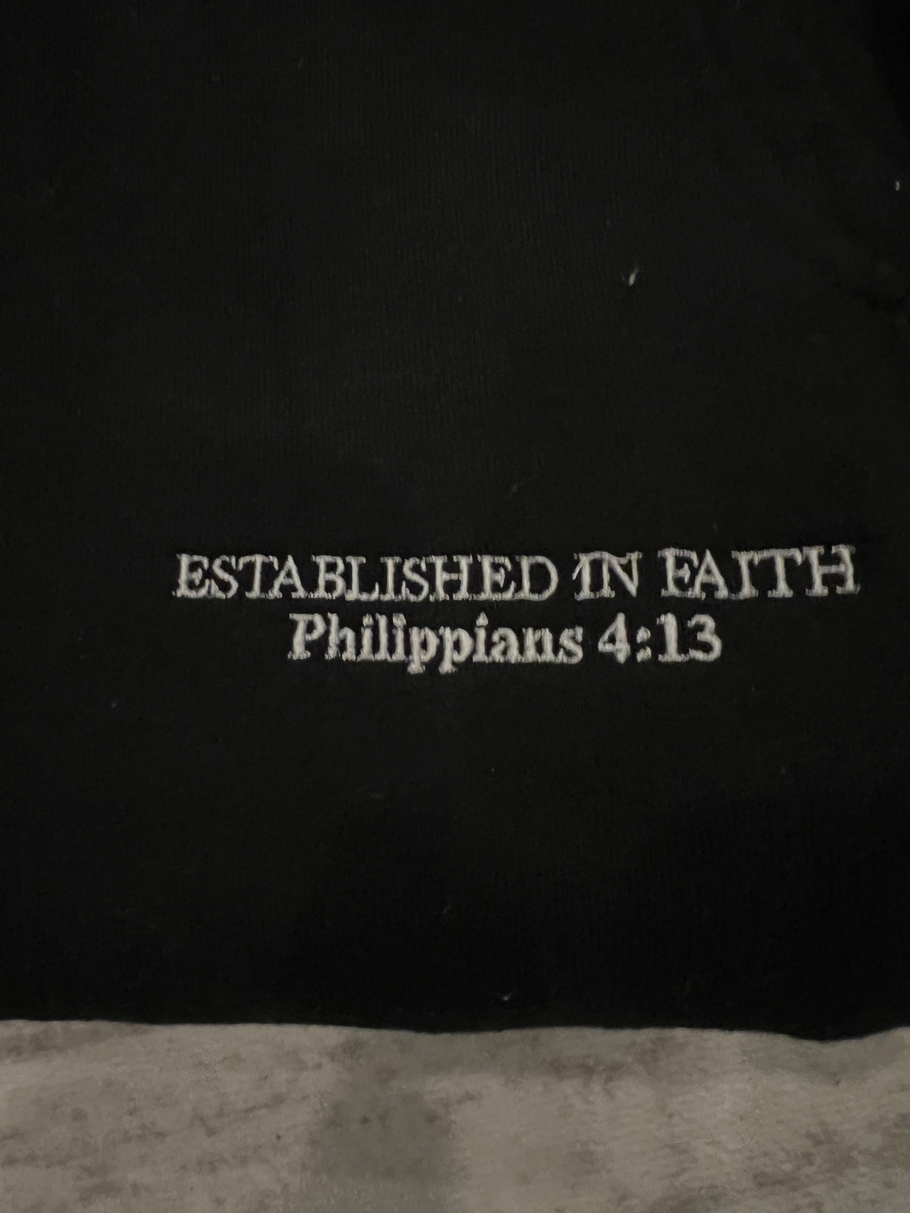 Matching sweat suit with verse Philippians 4:13