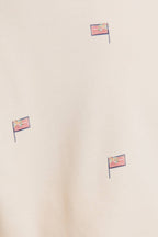 'USA FLAG' GRAPHIC SWEATSHIRT & SWEATSHORTS