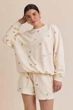 'USA FLAG' GRAPHIC SWEATSHIRT & SWEATSHORTS