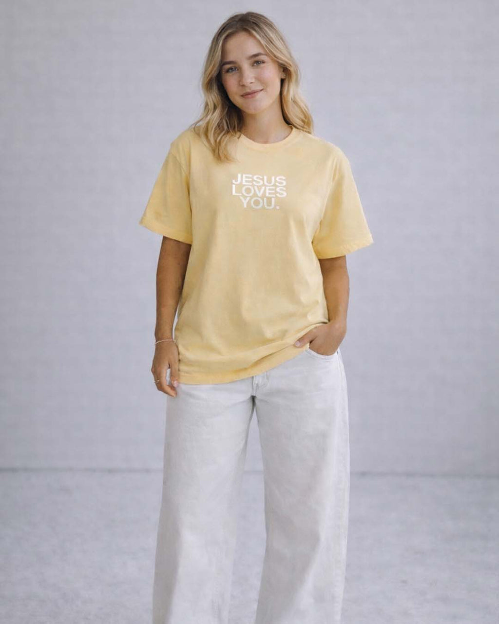 Jesus loves you tee