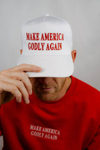 Make America Godly Again Embroidered Trucker Hat