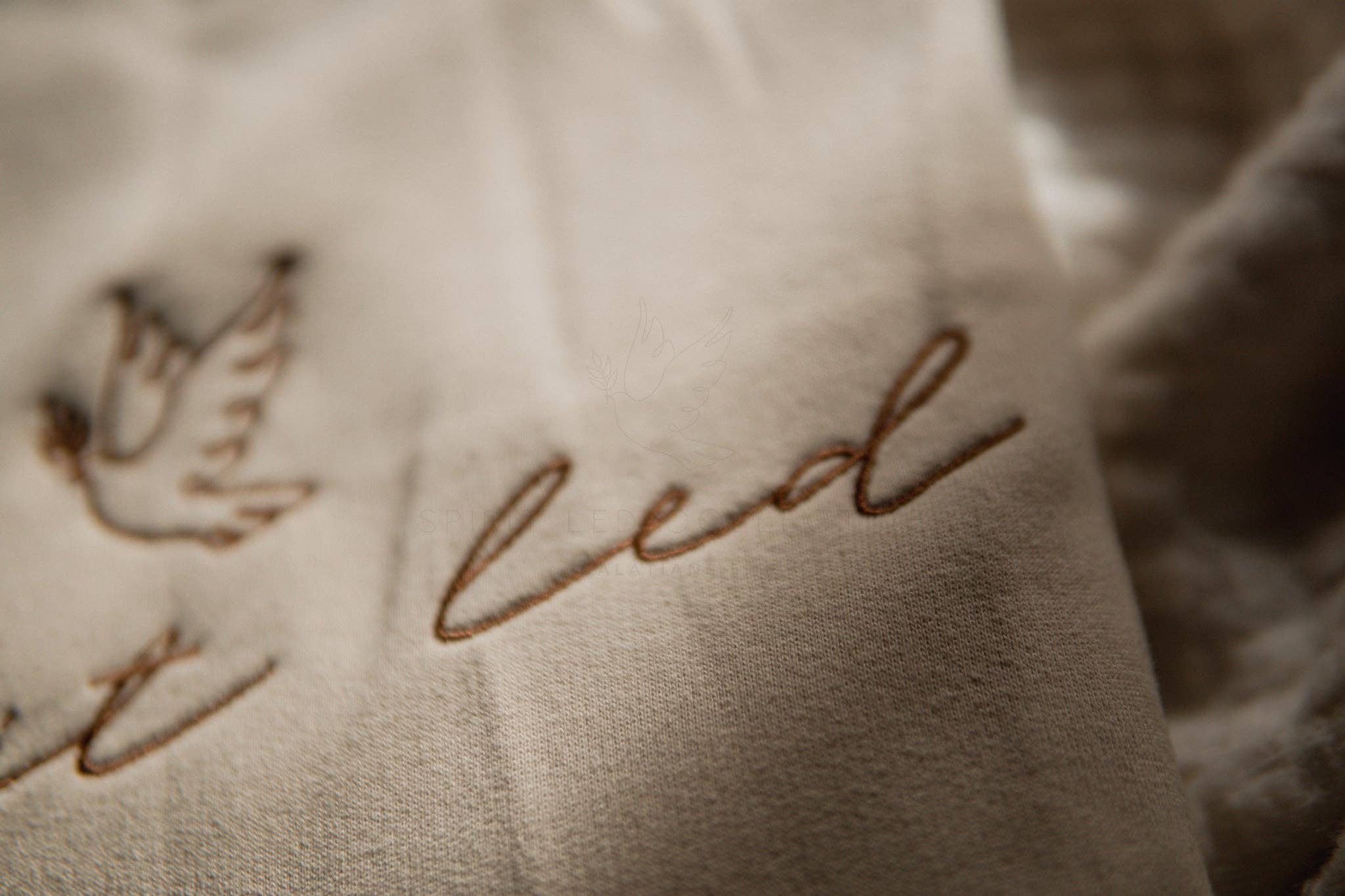 Spirit Led | Embroidered Christian Sweatshirt