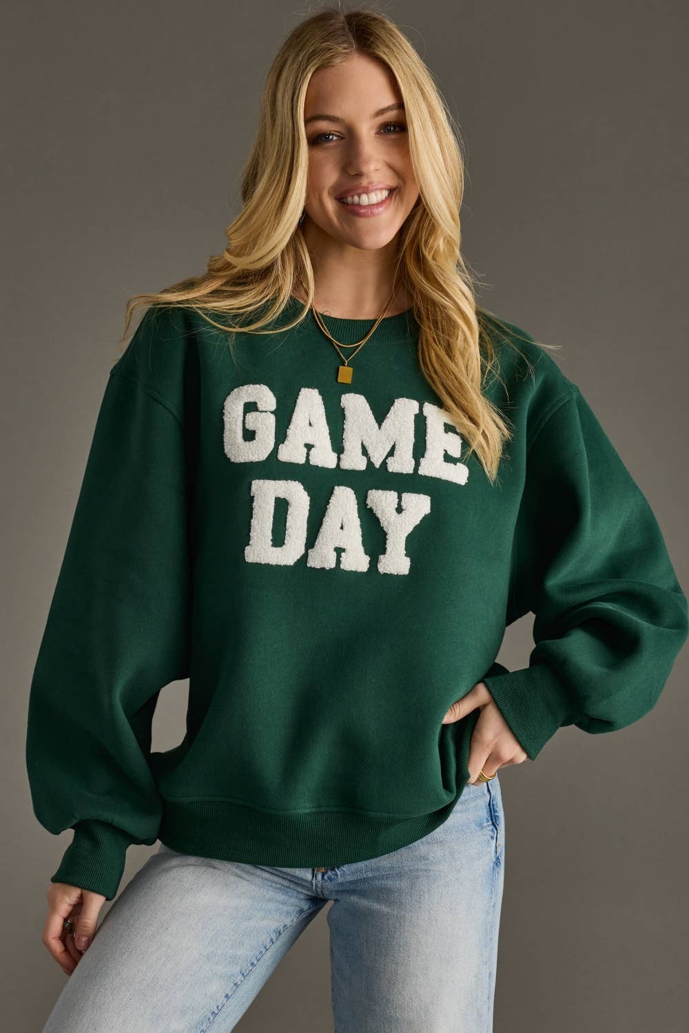 Green Game Day Sweatshirt