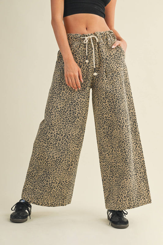 FRONT TIE PANTS