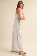 STRAPPY WIDE-LEG JUMPSUIT