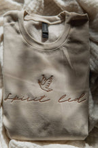 Spirit Led | Embroidered Christian Sweatshirt