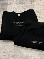 Matching sweat suit with verse Philippians 4:13