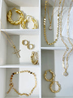 Cross Religious Cz Necklace Gold Filled