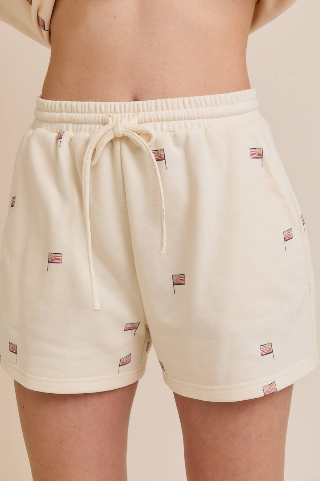 'USA FLAG' GRAPHIC SWEATSHIRT & SWEATSHORTS